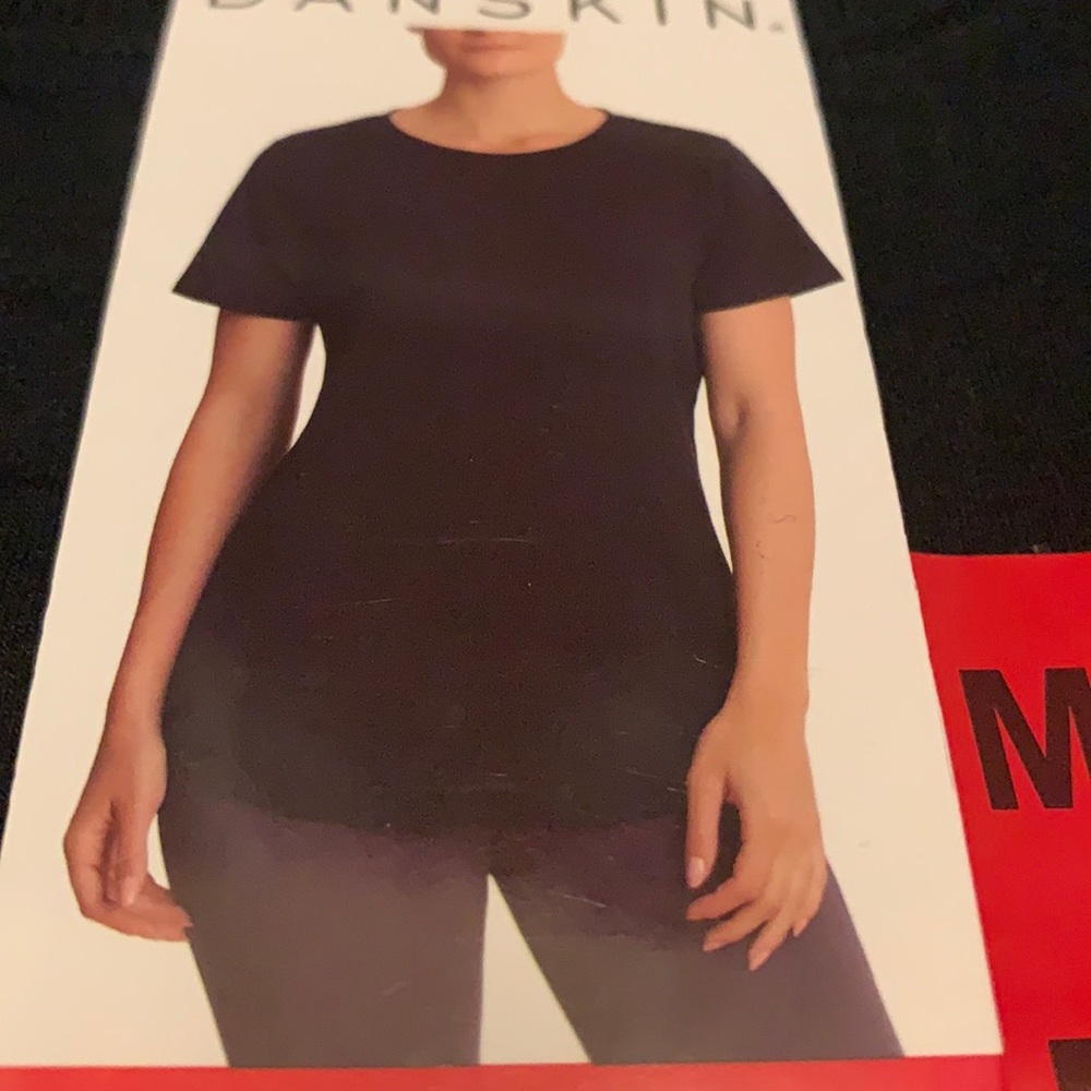 Danskin medium top black salt